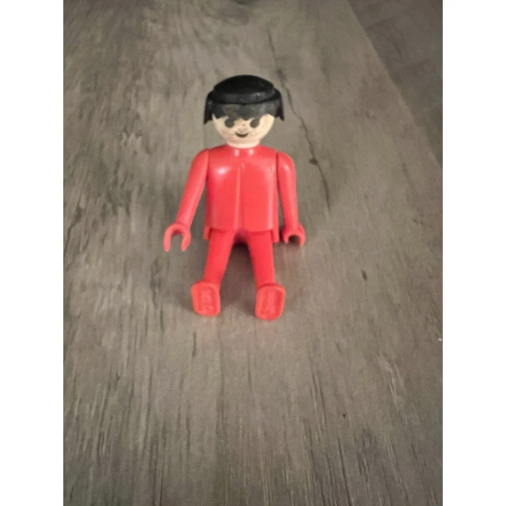 Vintage 1974 Playmobil Red Geobra Figure Very Good Condition‎